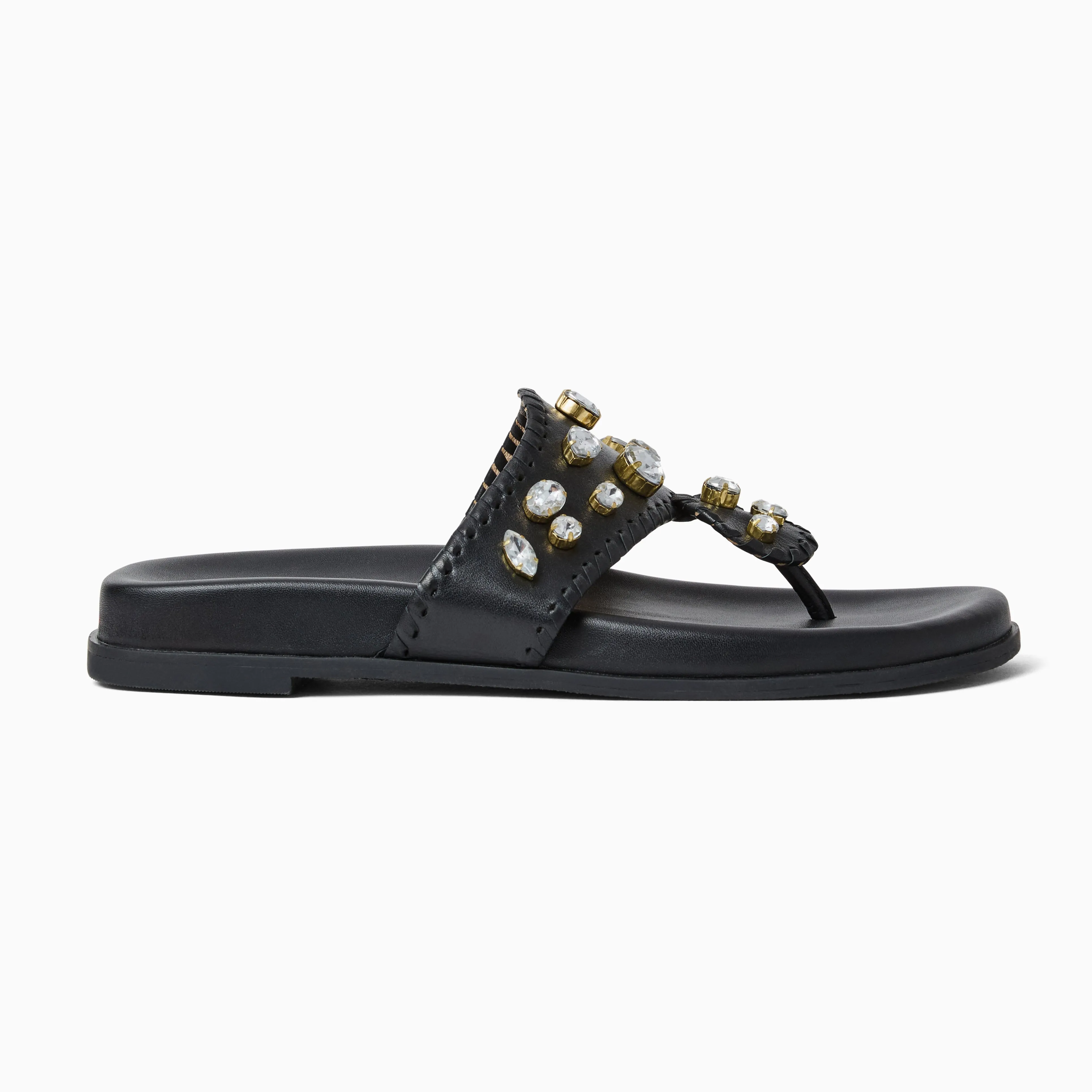 Jacks Jeweled Leather Comfort Sport Sandal Free Pace