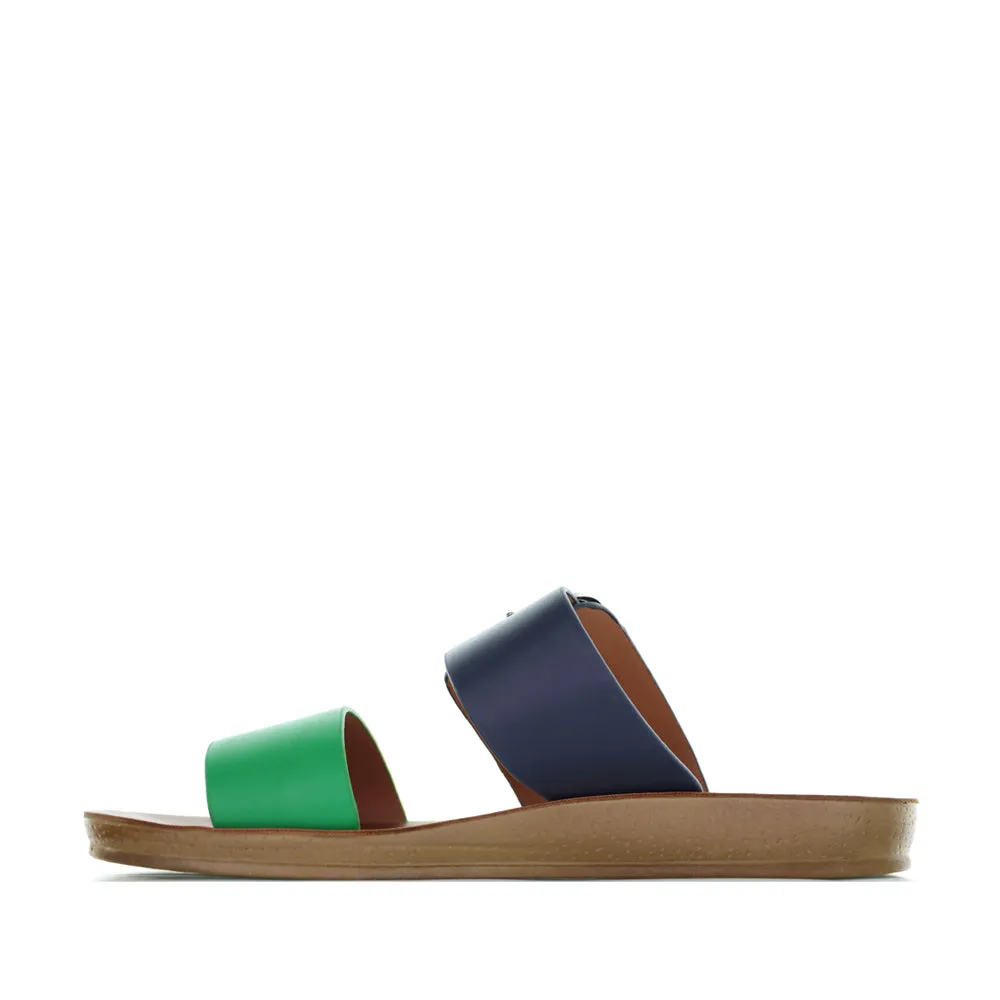 Slip Free Comfort Access VS TREADS VELMA EMERALD NAVY
