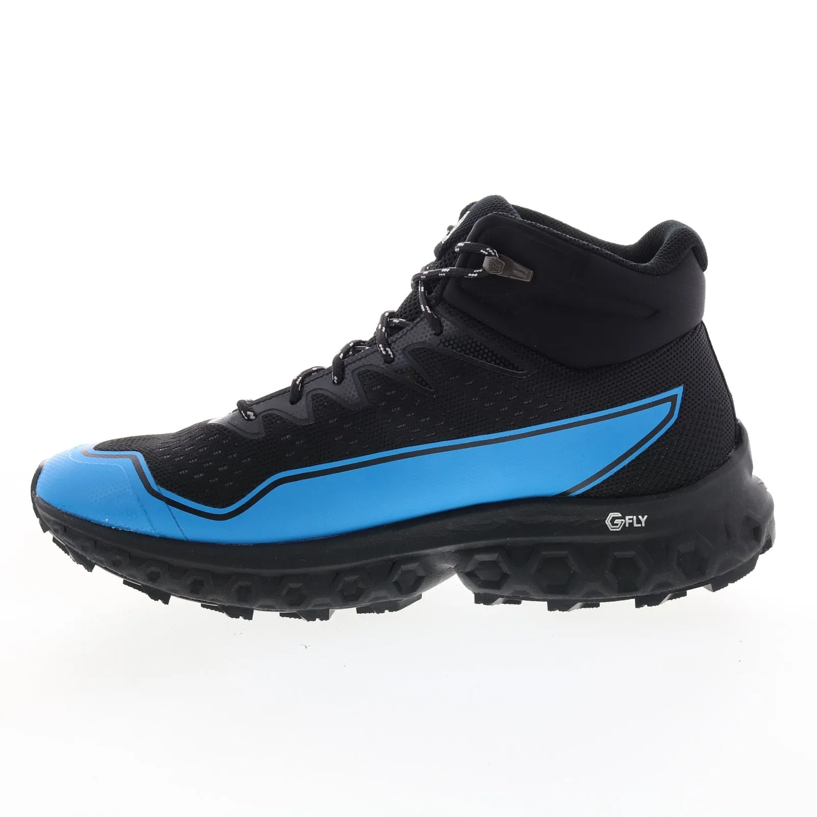 Relaxed Vibe Inov-8 RocFly G 390 000995-BKBL Mens Black Canvas Lace Up Hiking Boots