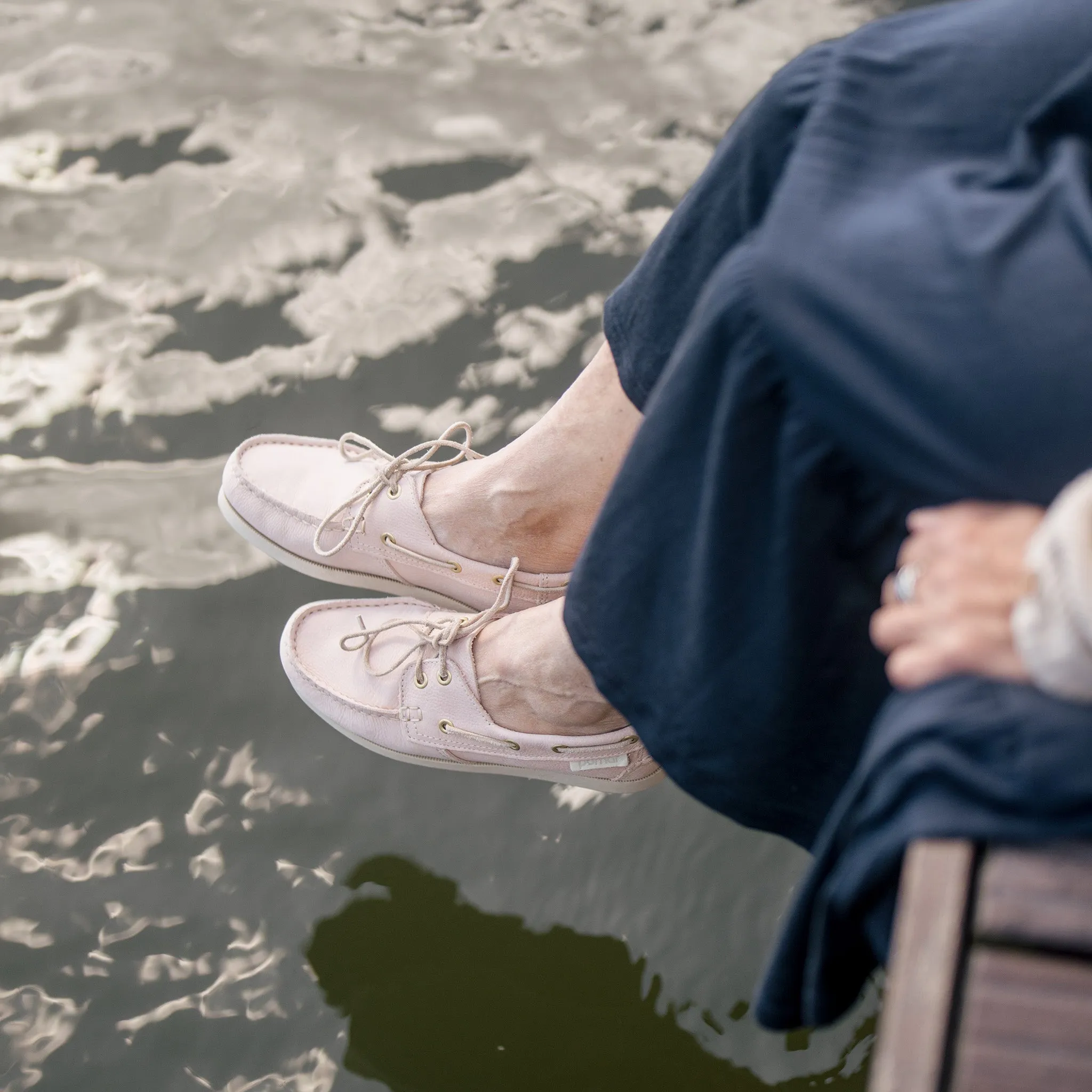 JOLLA Women??s Zero Waste boat shoes Daily Runs Sculpted stability