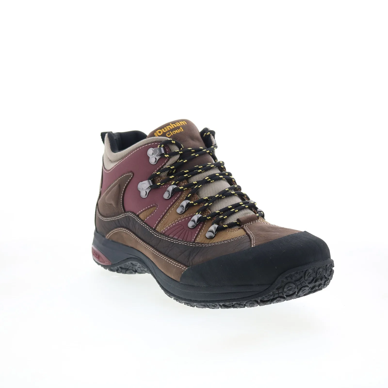 Energy return Work Terrain Dunham Cloud Waterproof CJ0651 Mens Brown Extra Wide Leather Hiking Boots