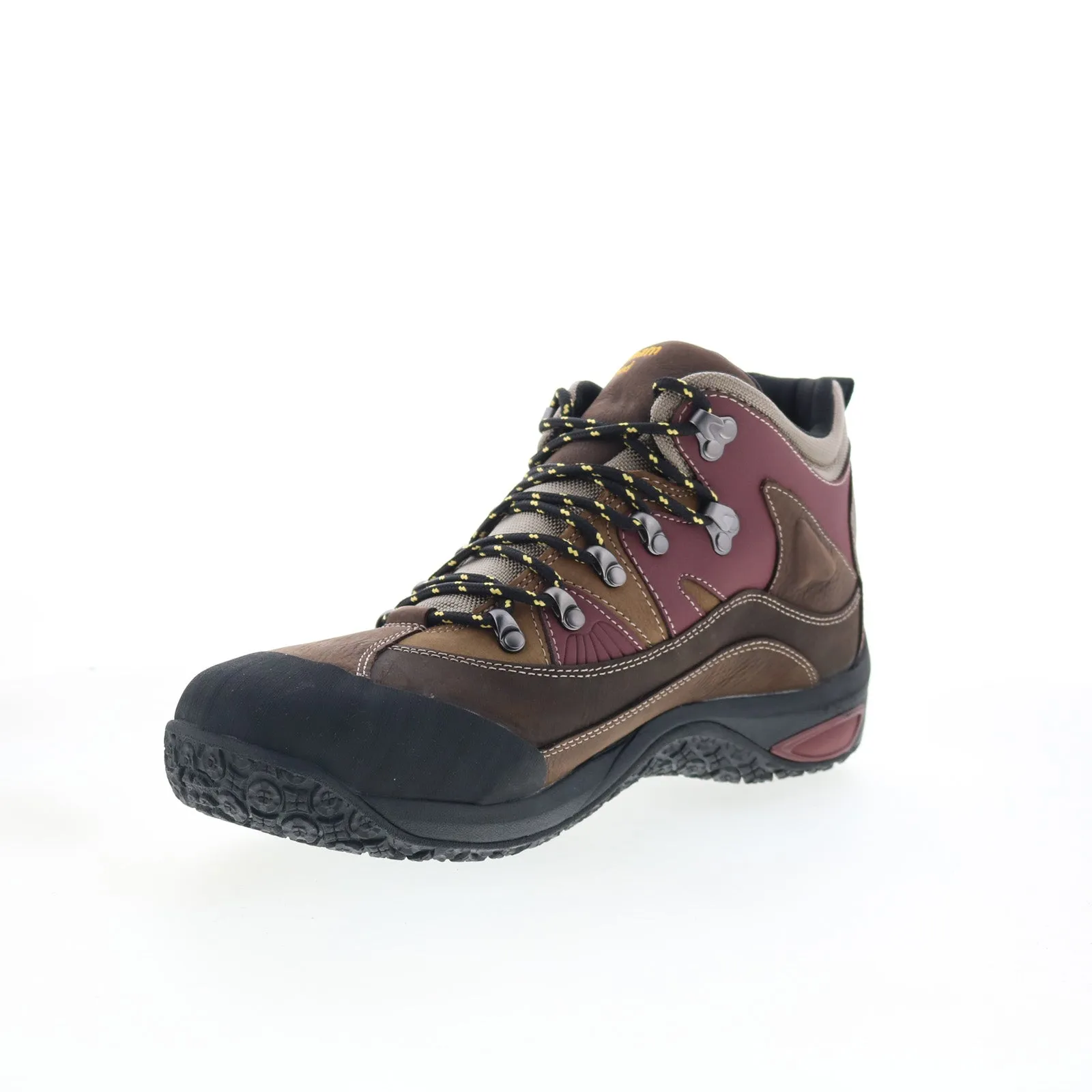 Nylon Material All-Purpose Footwear Dunham Cloud Waterproof CJ0651 Mens Brown Extra Wide Leather Hiking Boots