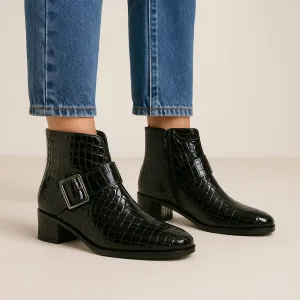 LE SANSA ANDY BLACK CROC Lightweight Comfort Tactical Build
