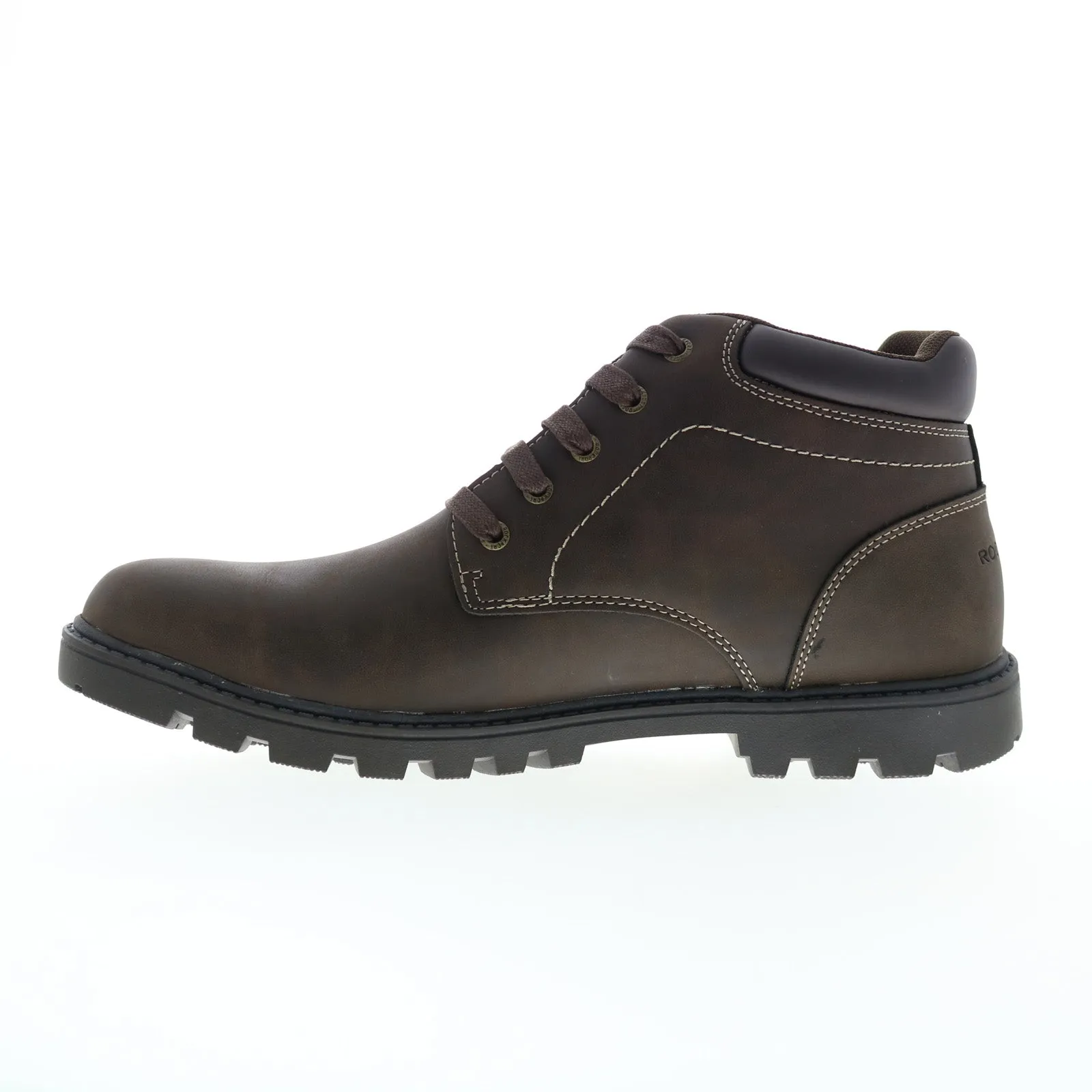 Anti-odor technology Travel Friendly Rockport Highview Boot CJ1468 Mens Brown Synthetic Casual Dress Boots