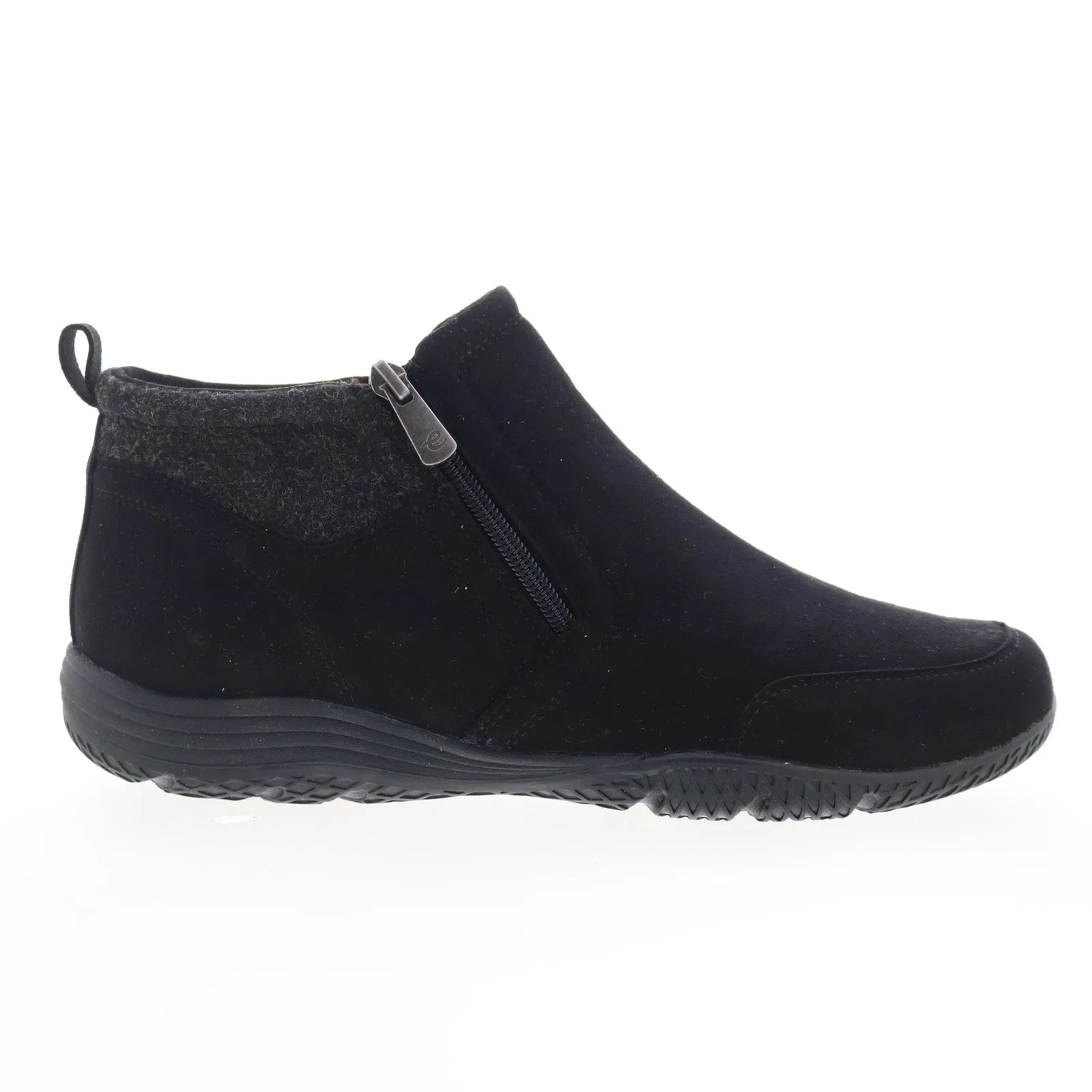Easy Spirit Balsim 2 SEBALSIM2 Womens Black Canvas Casual Dress Boots Long distance