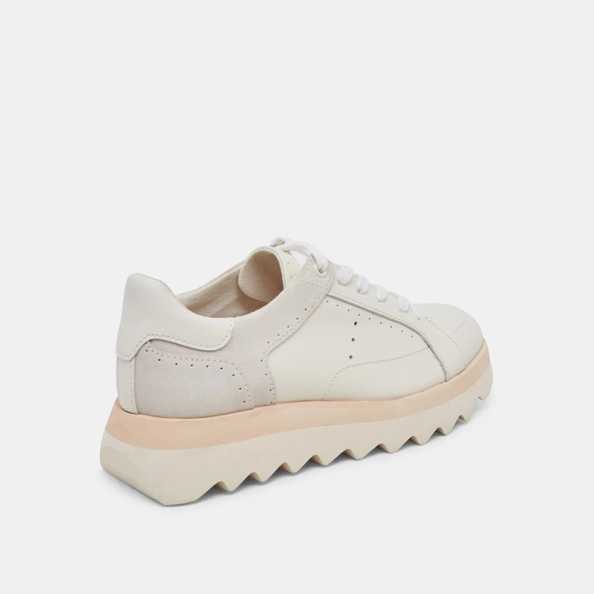 Urban breathability Foam Wrap JORGIE SNEAKERS WHITE LEATHER