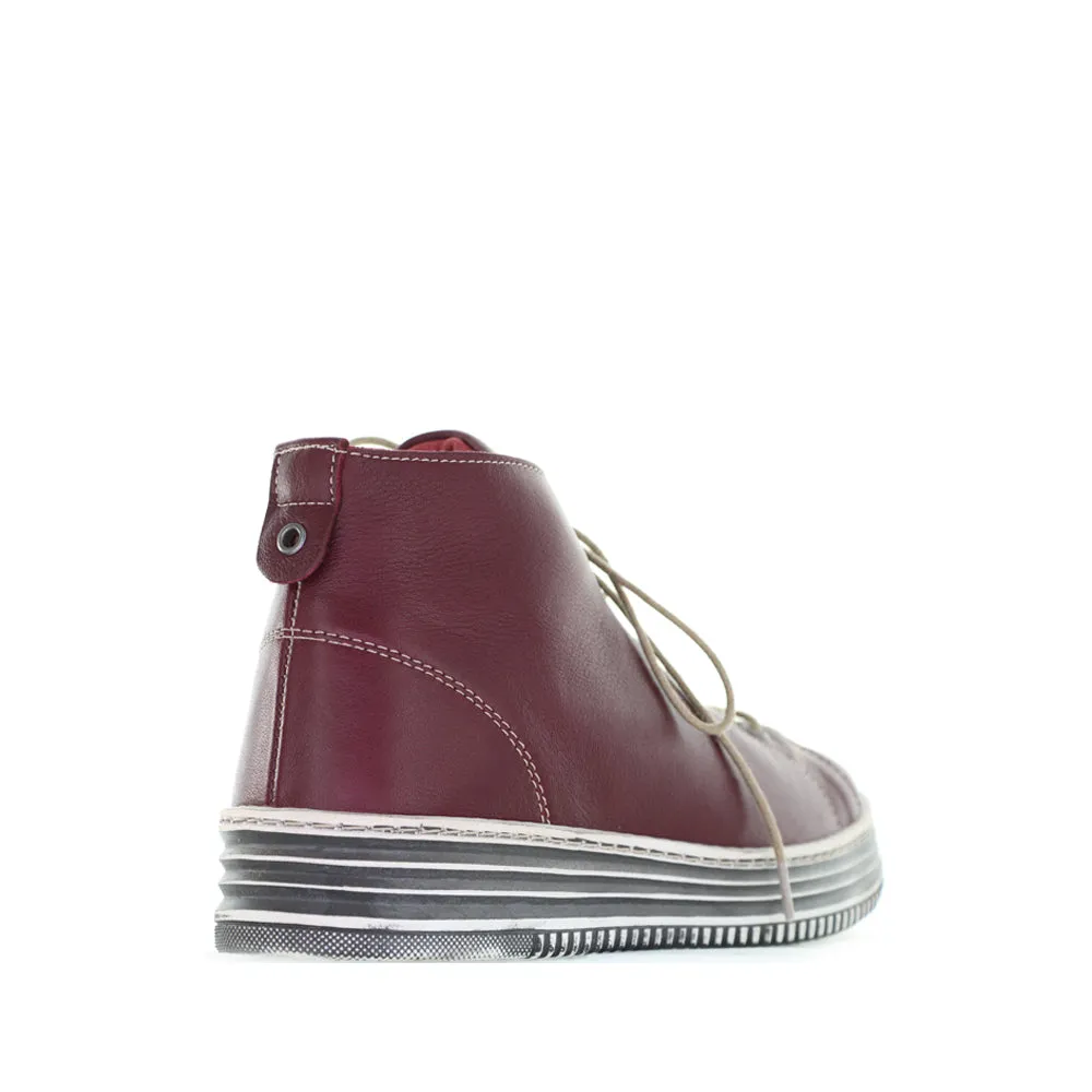 LE SANSA VIVID RED Warm Comfort High Arch