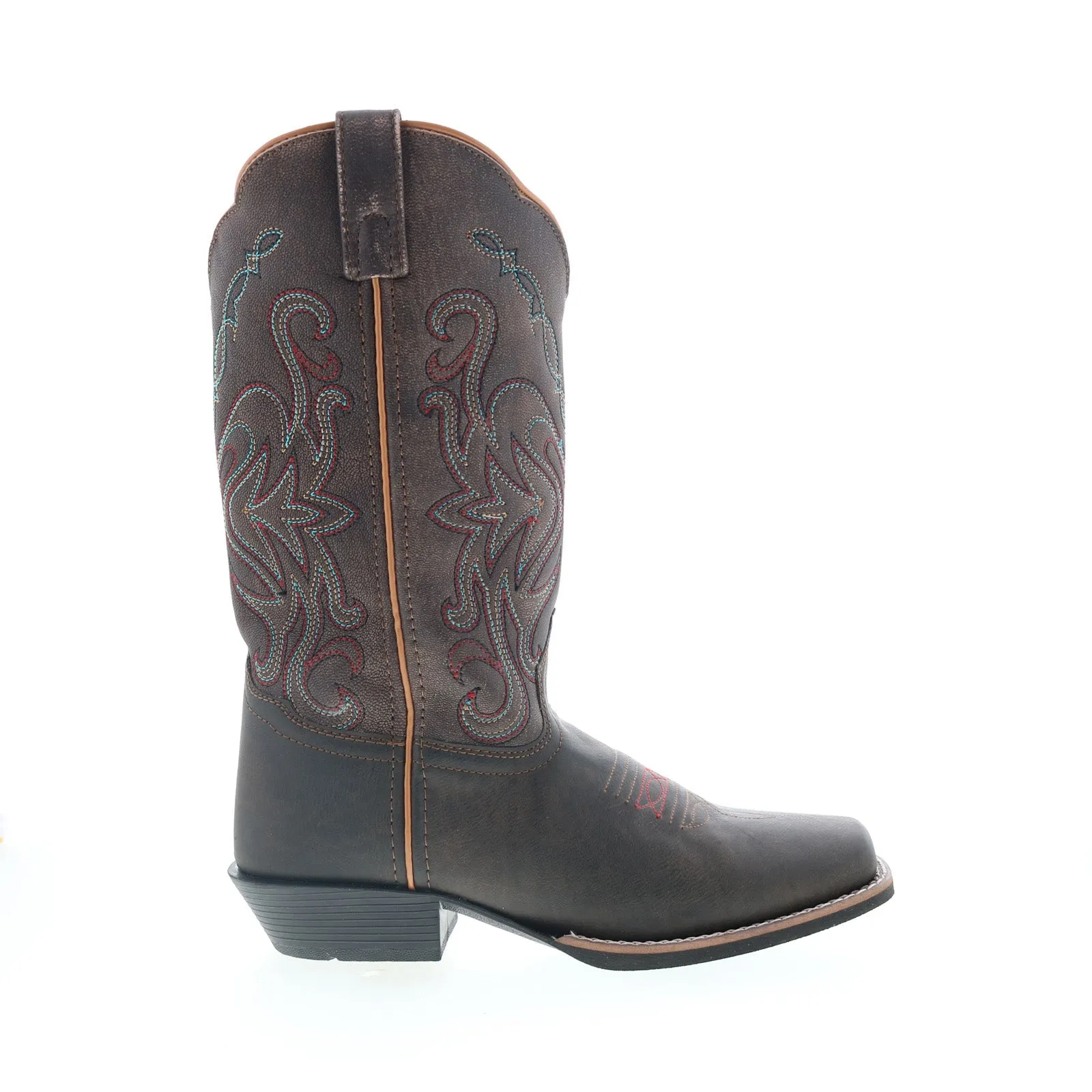 Easy Maintenance Cushion Build Smoky Mountain Boots Fusion 12 Square Toe 6681 Womens Brown Western Boots