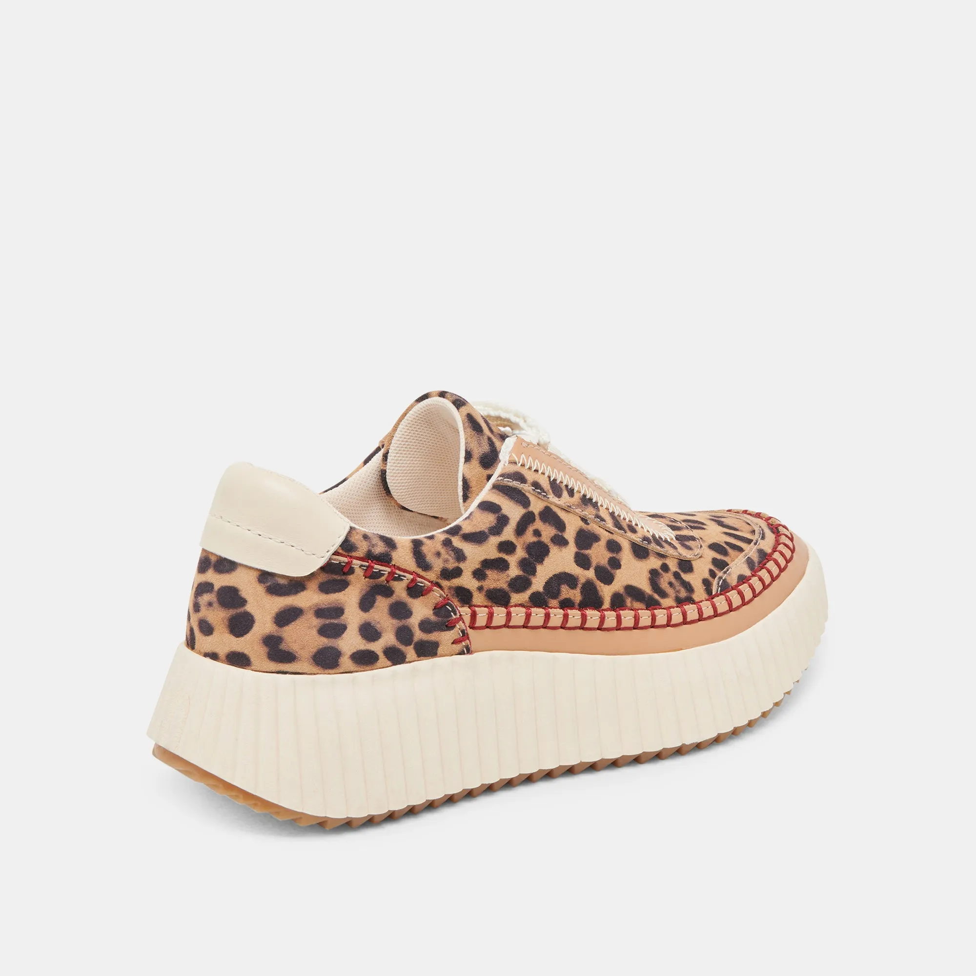 DOLEN SNEAKERS LEOPARD SUEDE All-Weather Performance