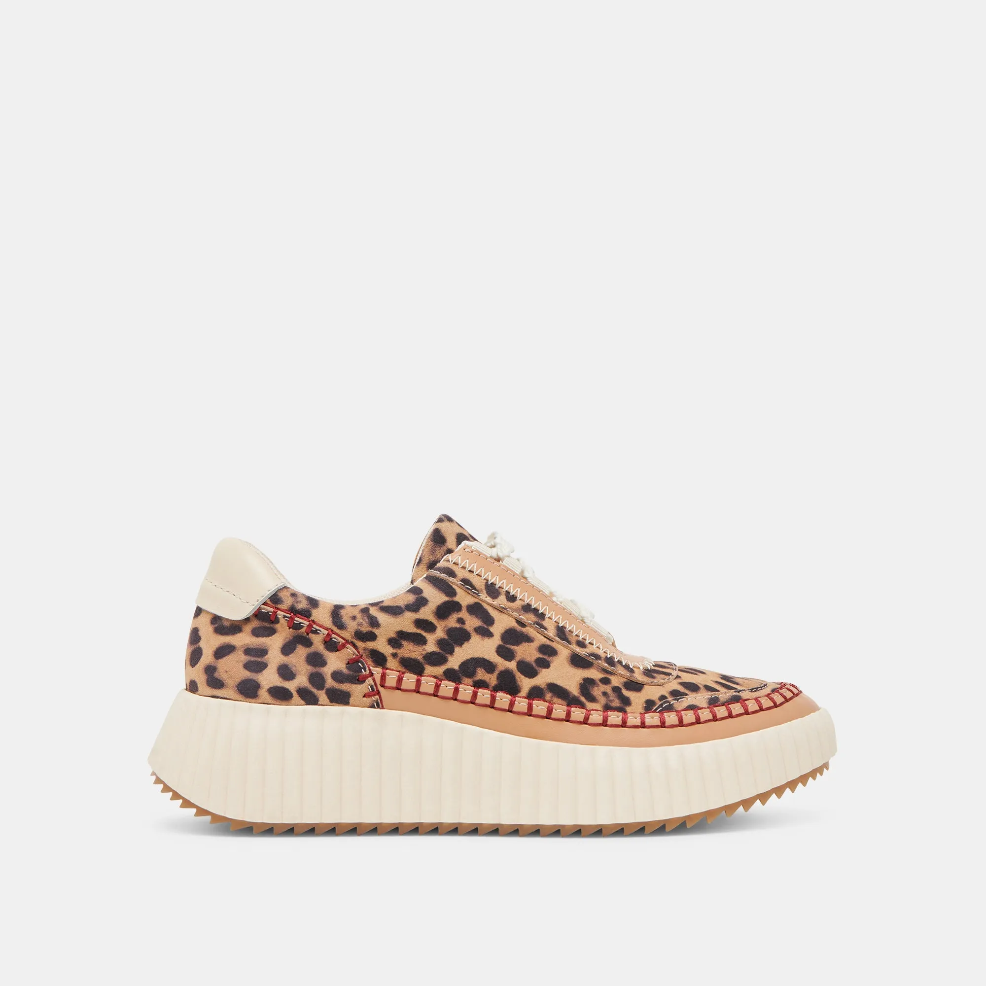DOLEN SNEAKERS LEOPARD SUEDE Layered Design