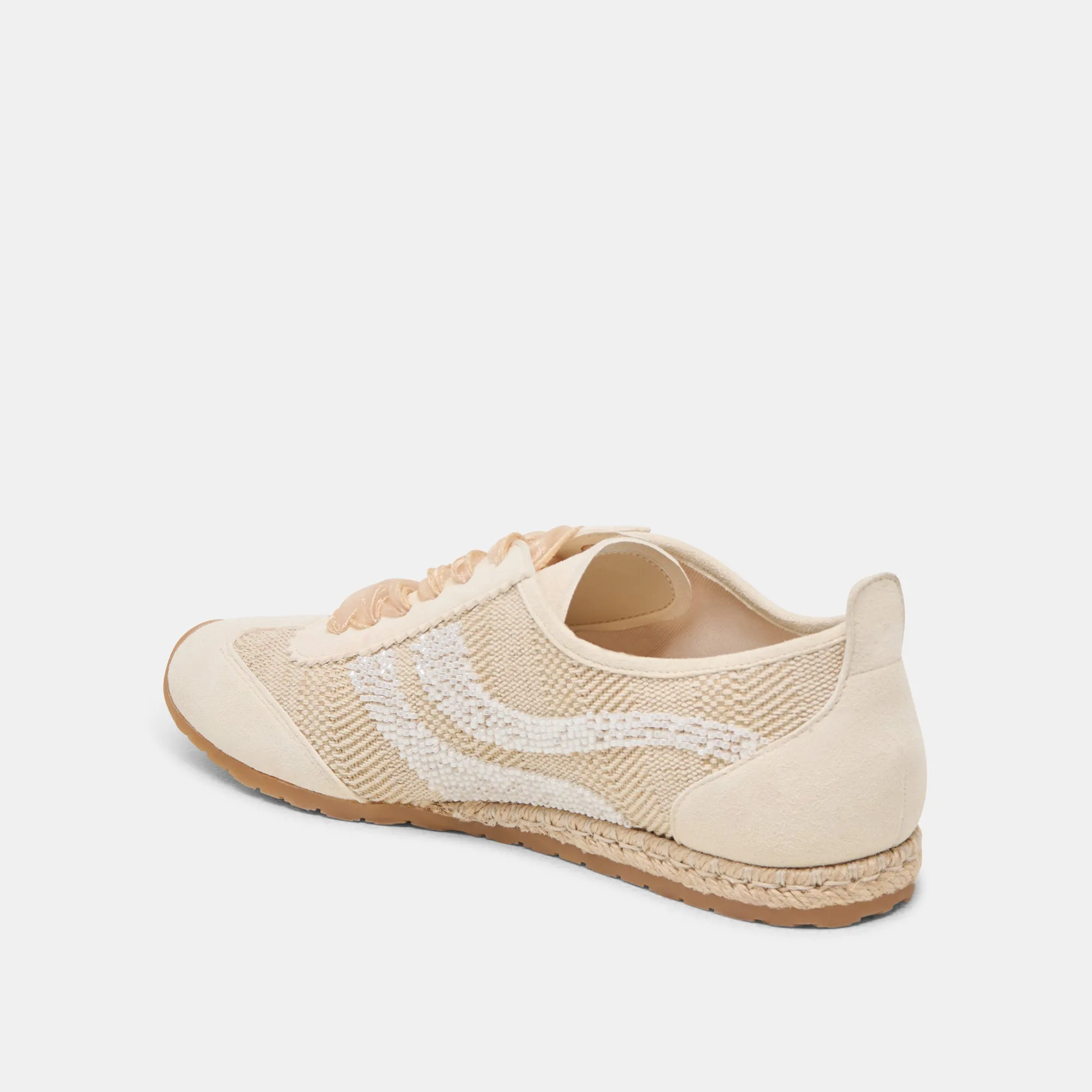 Performance Boost DREAM BEAD SNEAKERS NATURAL MULTI BURLAP