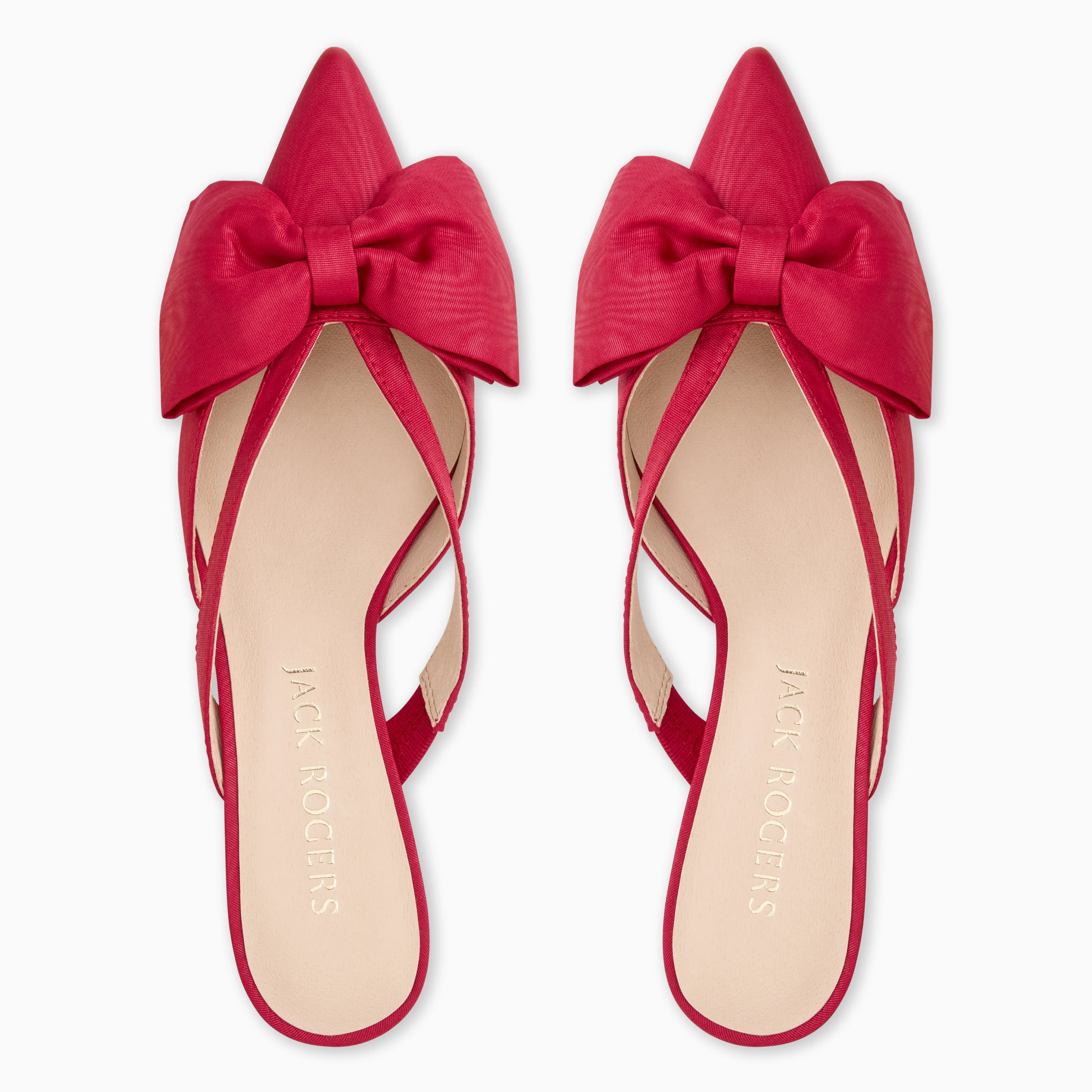 Cynthia Bow Kitten Heel Mule Breathable