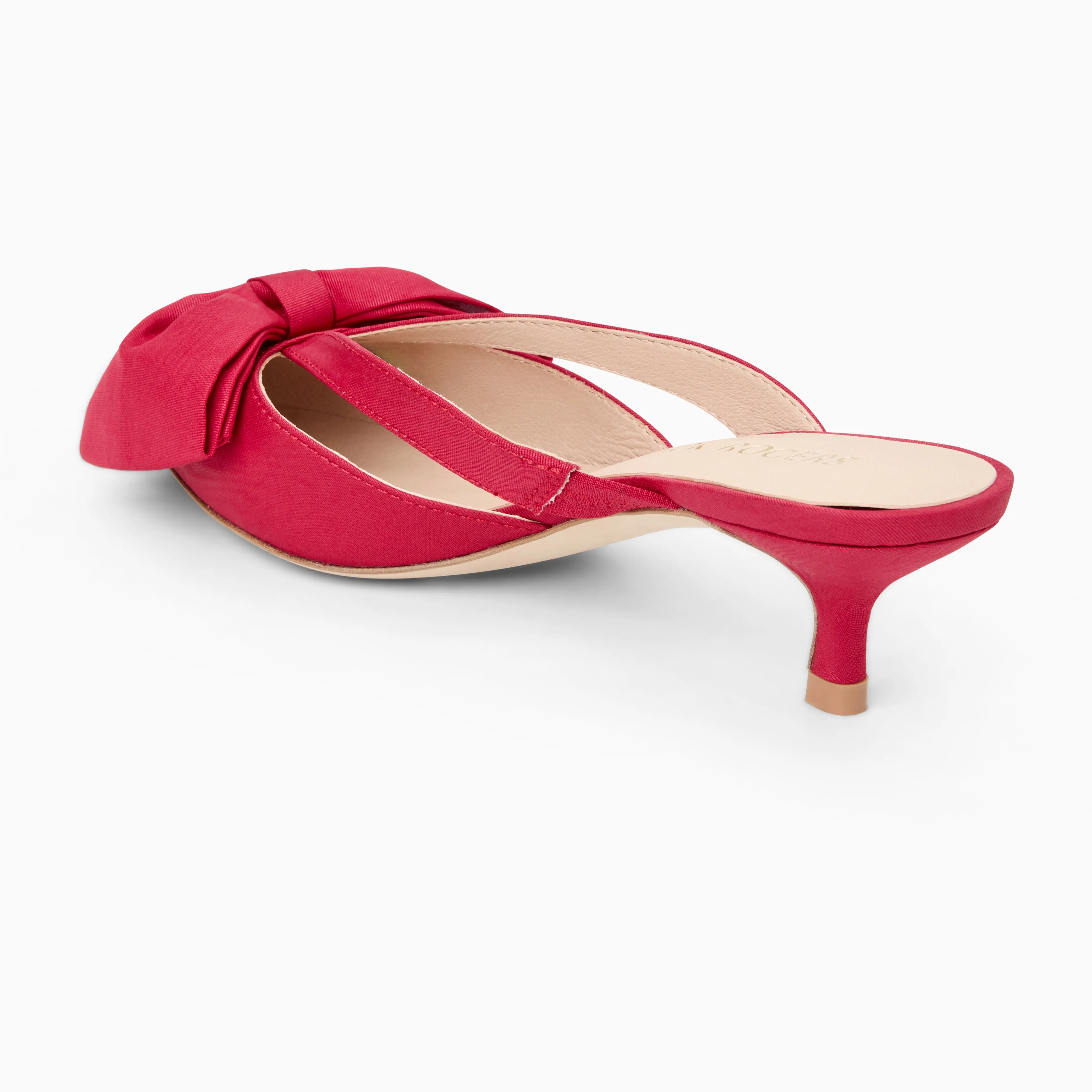 Rich Glow Star Shine Cynthia Bow Kitten Heel Mule