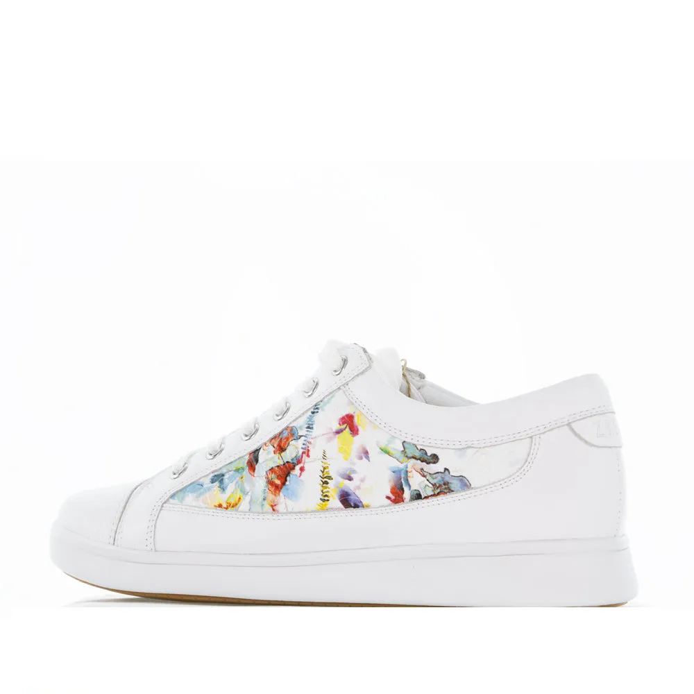Ventilation holes Stone Glam ZIERA DANNI WHITE FLORAL EMBOSSED