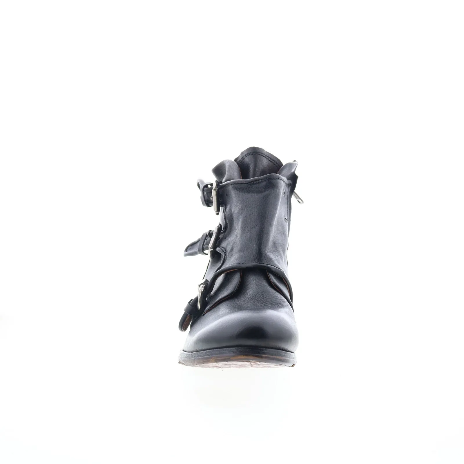 A.S. 98 Cooper Mens Black Leather Zipper Casual Dress Boots Airy Feel