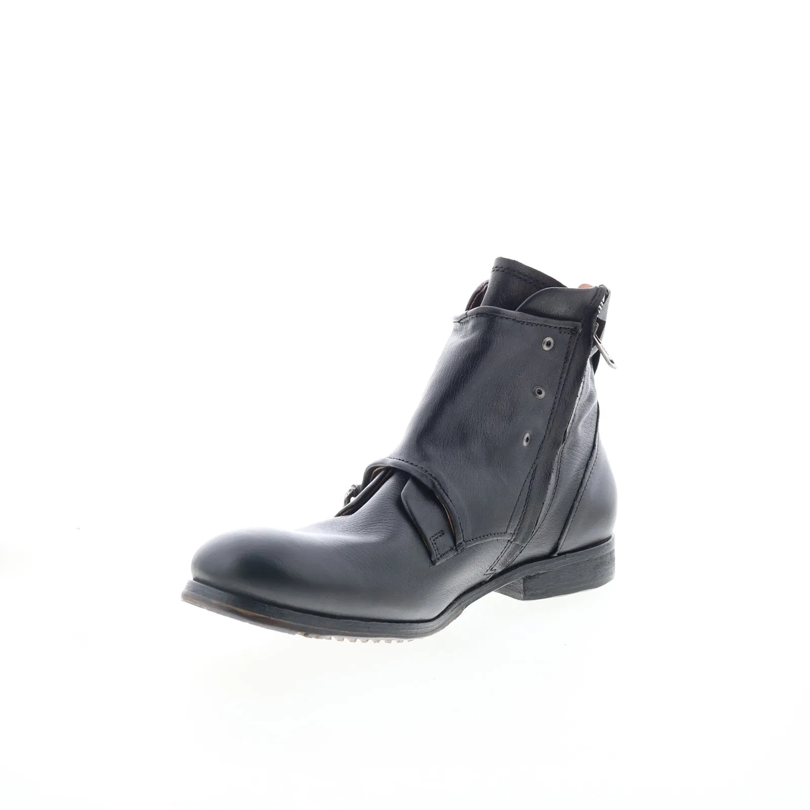 A.S. 98 Cooper Mens Black Leather Zipper Casual Dress Boots Multi Surface