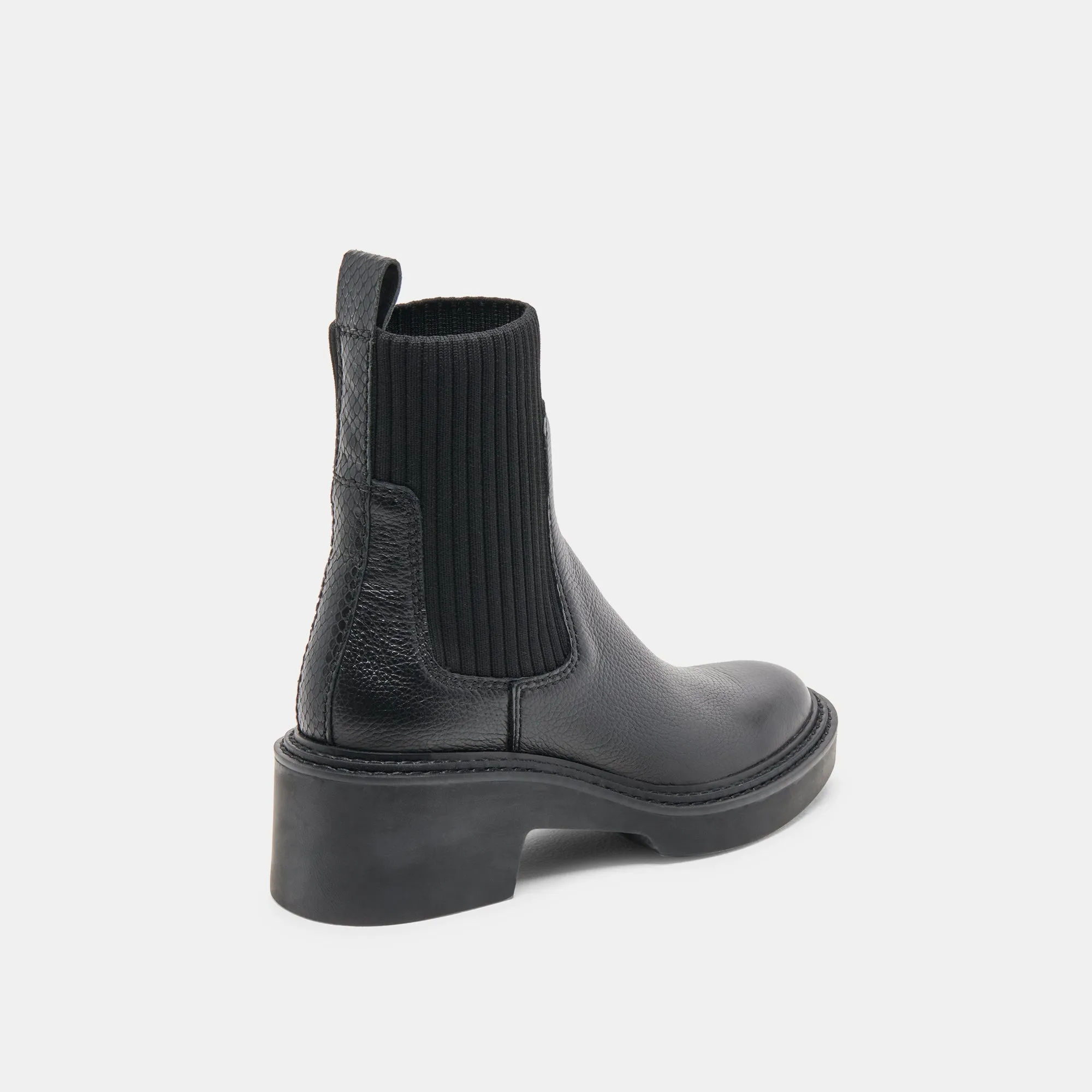 HILORA H2O BOOTS BLACK LEATHER Comfort Oriented