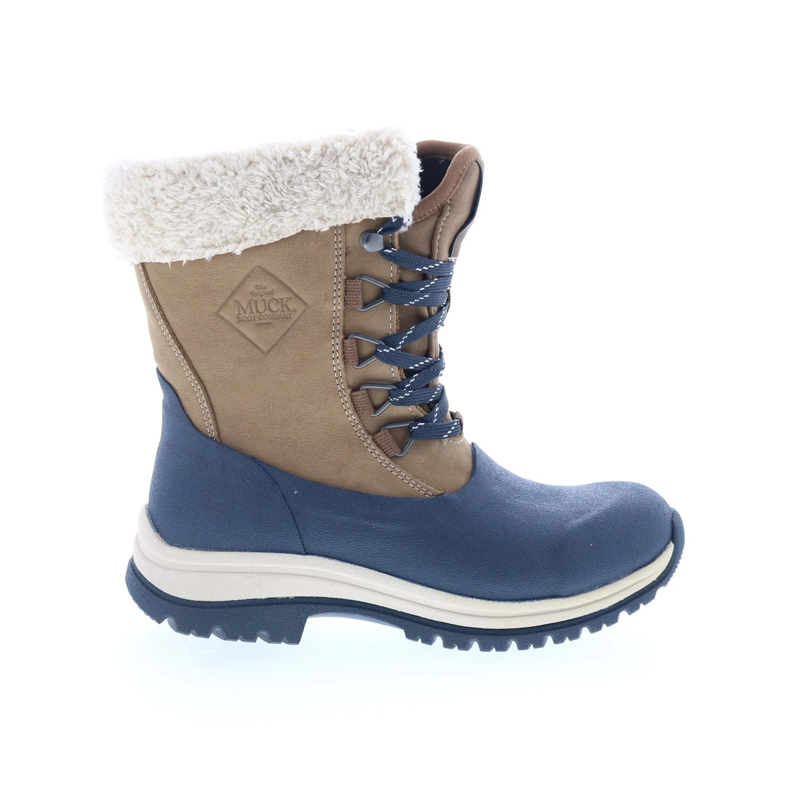 High-Top Style Original Muck Arctic Apres Lace WALM201 Womens Blue Suede Winter Boots