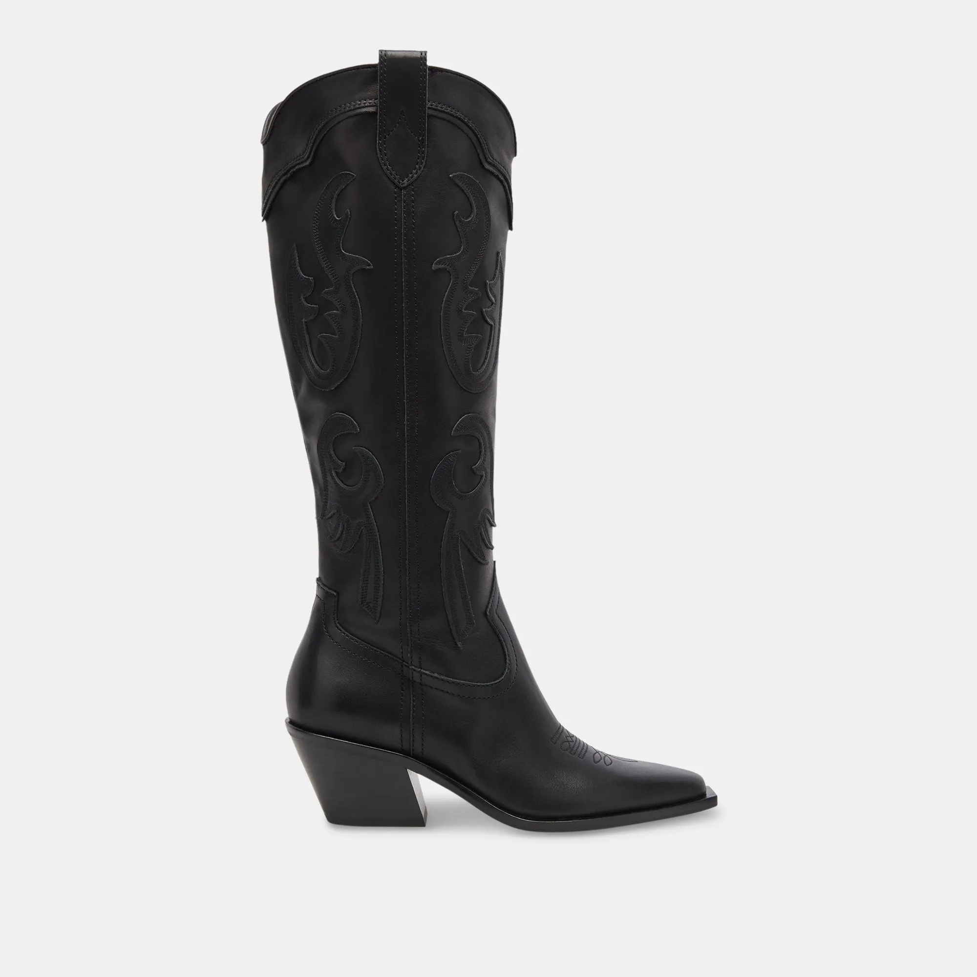 SAMSIN BOOTS BLACK LEATHER Simple Fit