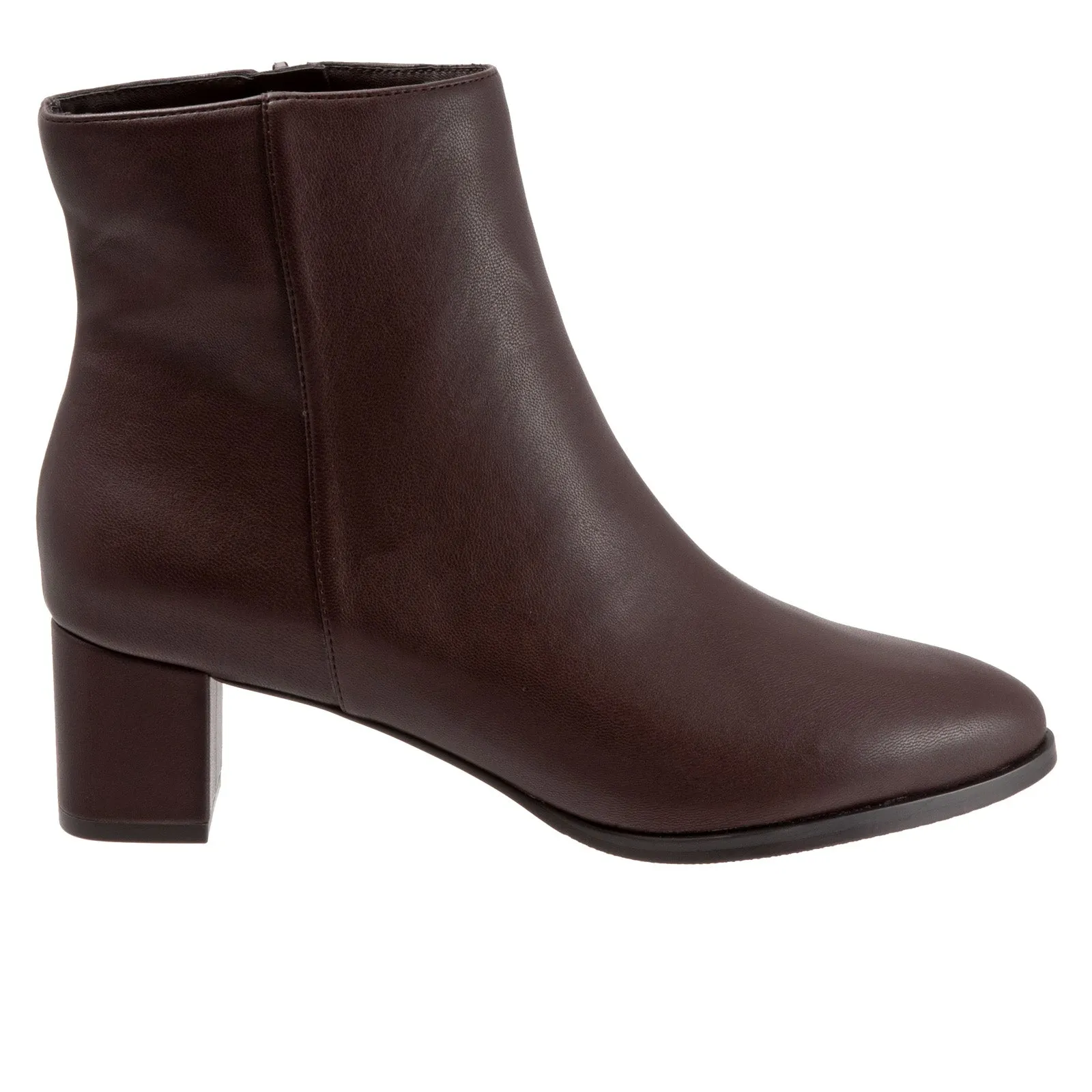Outdoor Essential Comfort Padding Trotters Kim T1958-200 Womens Brown Narrow Leather Ankle & Booties Boots