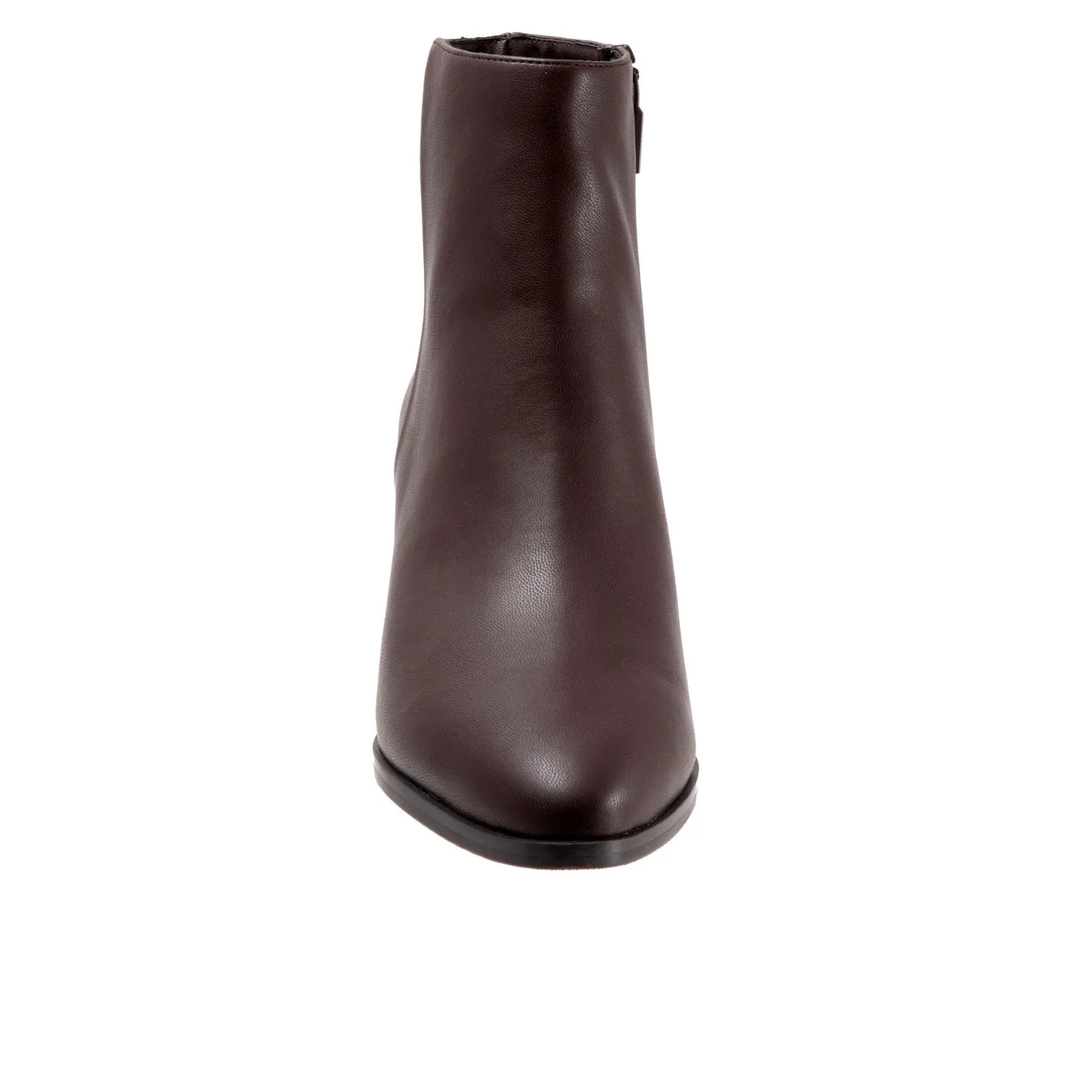 Fast Step City Wear Trotters Kim T1958-200 Womens Brown Narrow Leather Ankle & Booties Boots