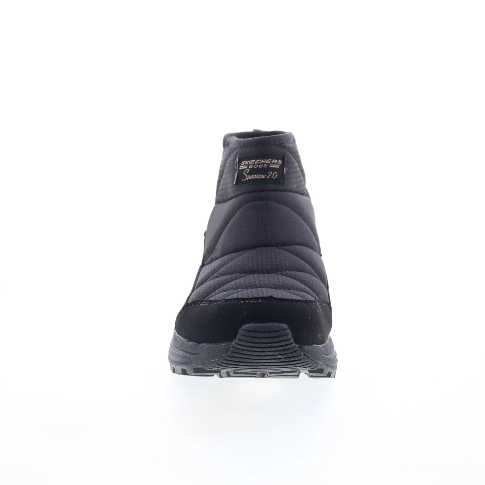Skechers Bobs Sparrow 2.0 Puffiez 117260 Womens Black Casual Dress Boots High-End Craftsmanship