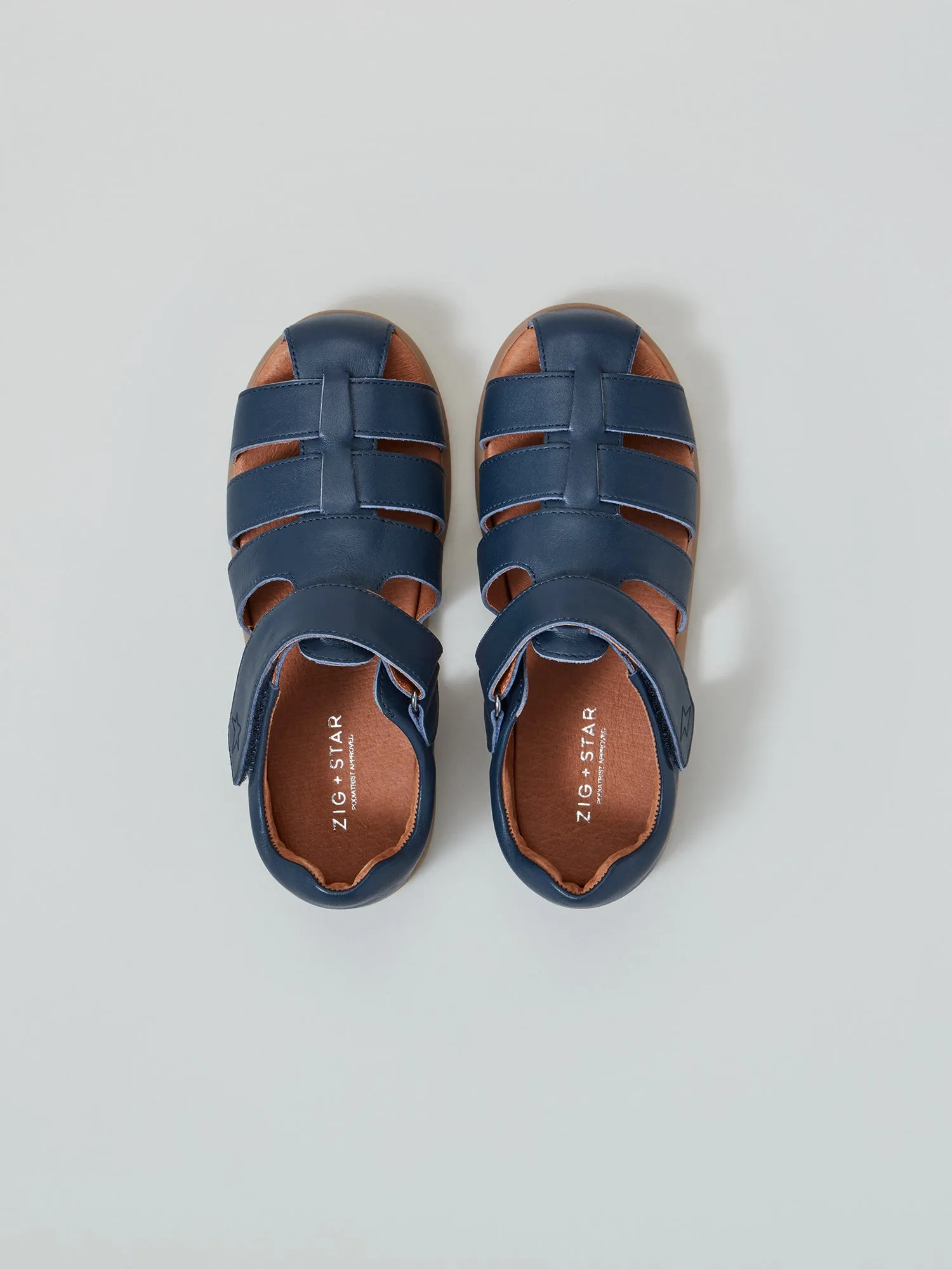 Adjustable Fit Light Utility Cosmic Junior Closed-Toe Sandal Navy