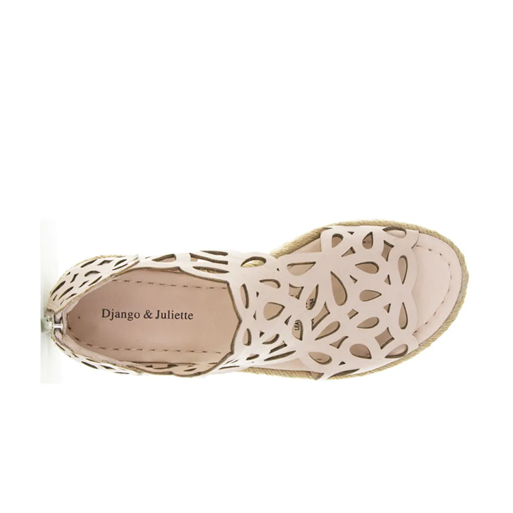 DJANGO & JULIETTE ADELY ROSE Soft Cushioning Retro Sandals