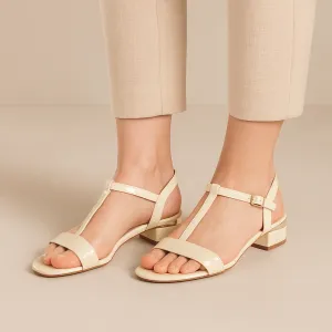 DJANGO & JULIETTE TANER NOUGAT PATENT MULTI Fast Drying Compact Fit