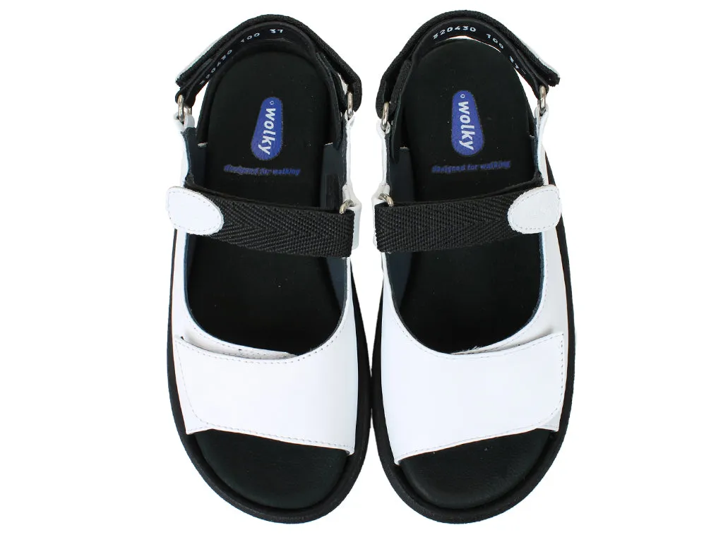 Soft Touch Wolky Sandals Jewel White