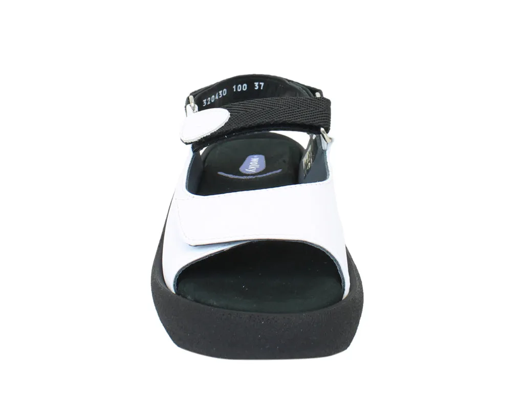 Wolky Sandals Jewel White Weather Easy Travel-Ready Shoes