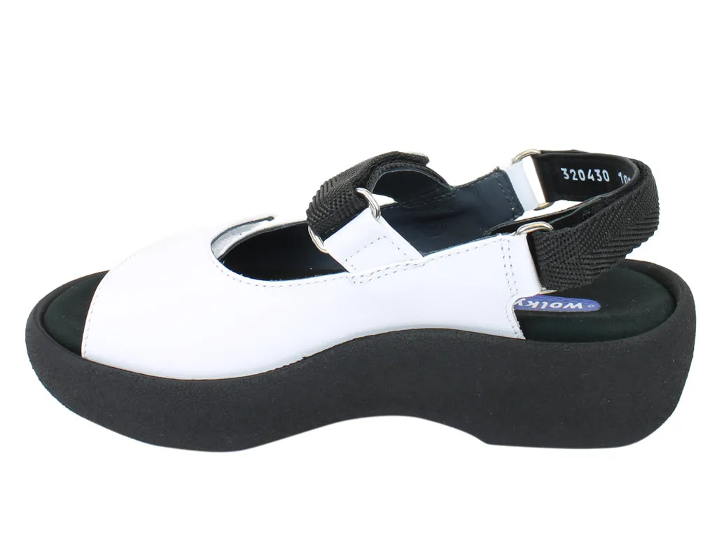 Chill Walk Wolky Sandals Jewel White