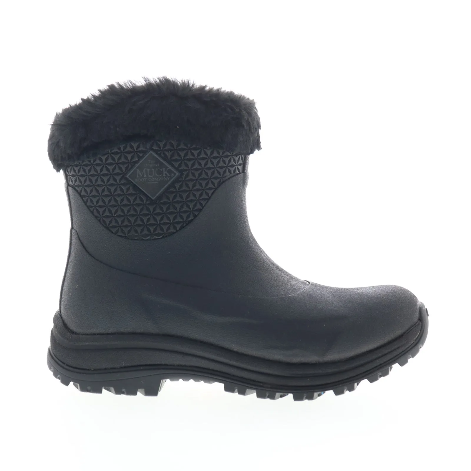 Combat Look Urban Style Original Muck Apres Slip On Ankle AG APV000 Womens Black Winter Boots
