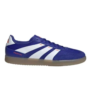 kids' medium Earth Tones Adidas Predator Freestyle IN Indoor Football Shoes (Lucid Blue/White/Solar Red)
