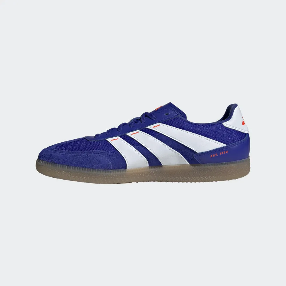 Adidas Predator Freestyle IN Indoor Football Shoes (Lucid Blue/White/Solar Red) foot fashion vegan - type