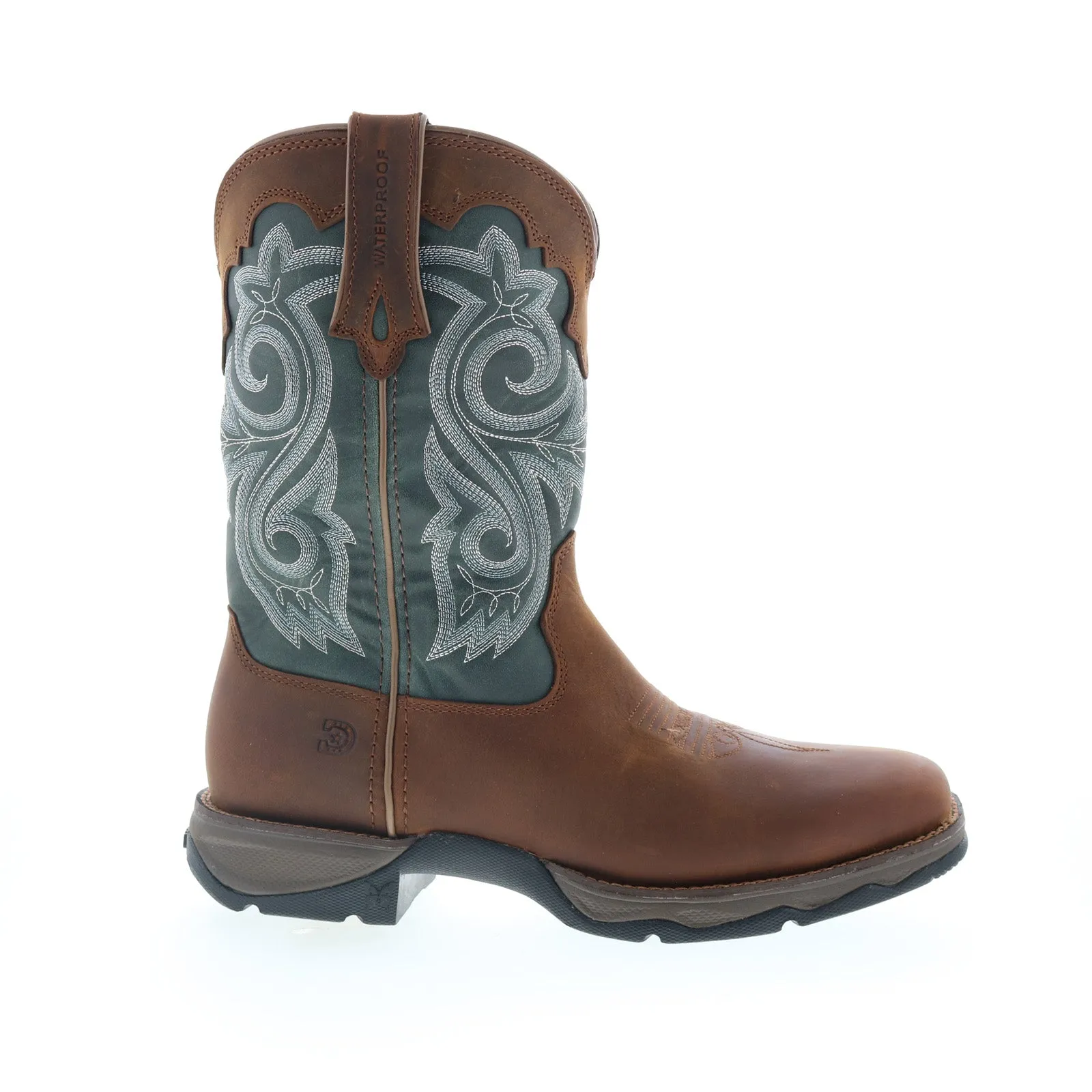 High Traction Durango Lady Rebel Waterproof DRD0312 Womens Brown Leather Western Boots