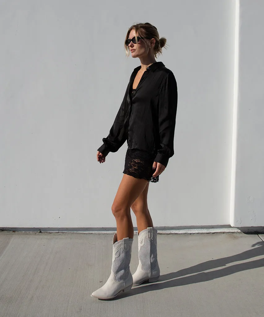 Storm Wear RANCH BOOTS IVORY LEATHER
