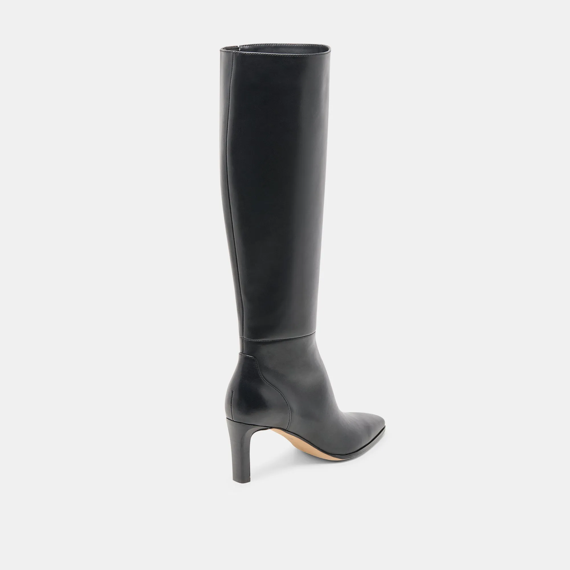 EMMI BOOTS BLACK LEATHER Chic Style Comfort Cushion