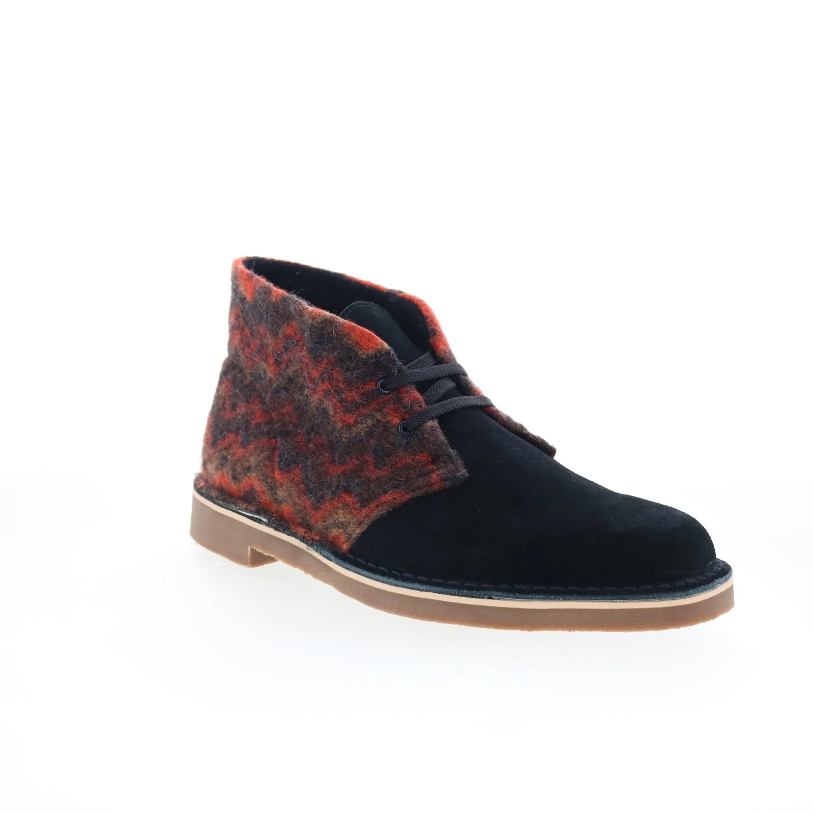 Stylish Option Clarks Bushacre 3 26168658 Mens Black Suede Lace Up Chukkas Boots