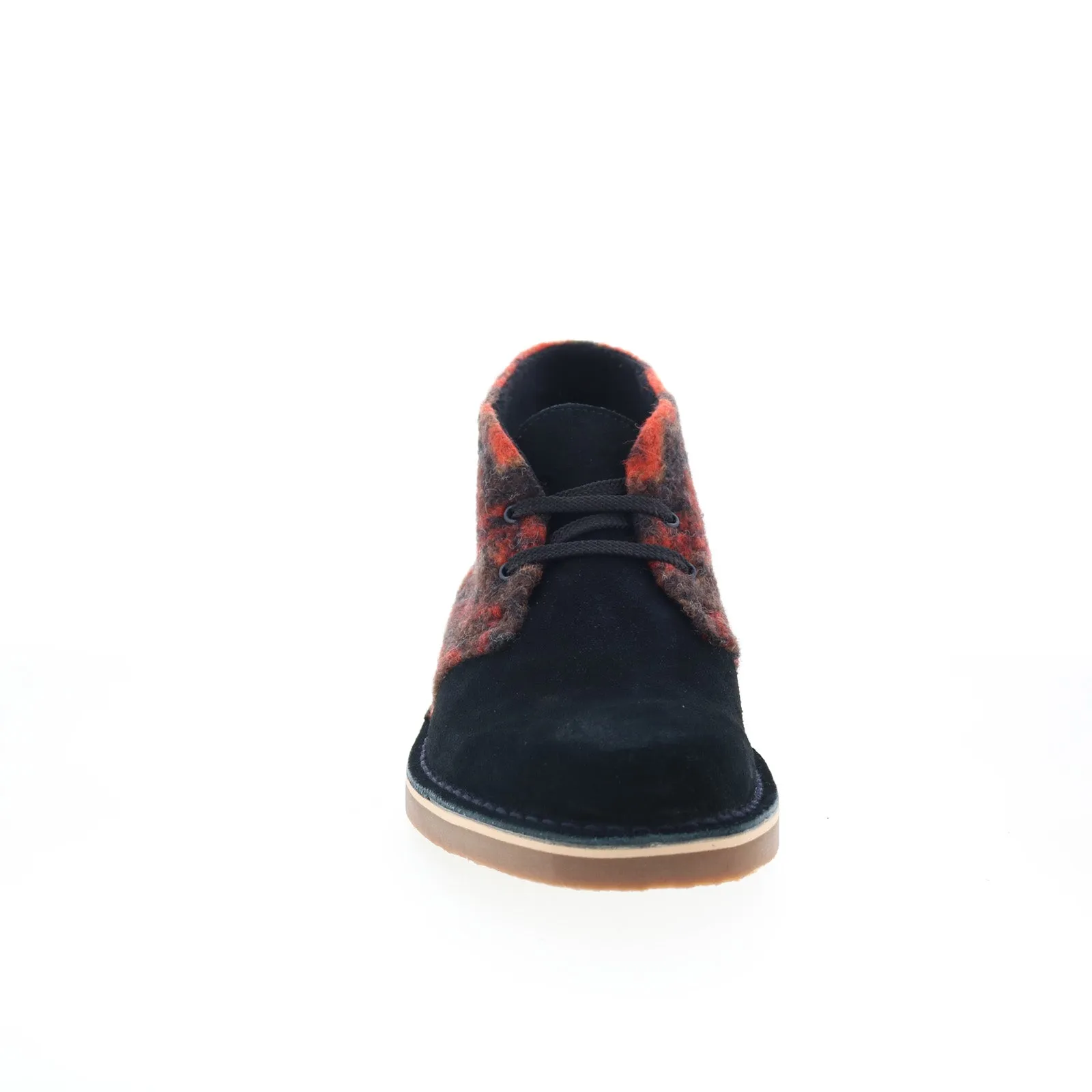 Clarks Bushacre 3 26168658 Mens Black Suede Lace Up Chukkas Boots Steel Cap Waterproof Design