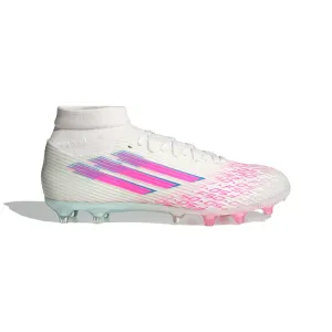 All-purpose stability runners' Adidas F50 Women's Sparkfusion League FG/AG Football Boots (Cloud White/Lucid Pink/Cloud White)