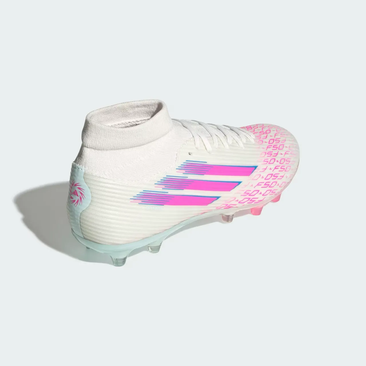 slip - on Adidas F50 Women's Sparkfusion League FG/AG Football Boots (Cloud White/Lucid Pink/Cloud White)