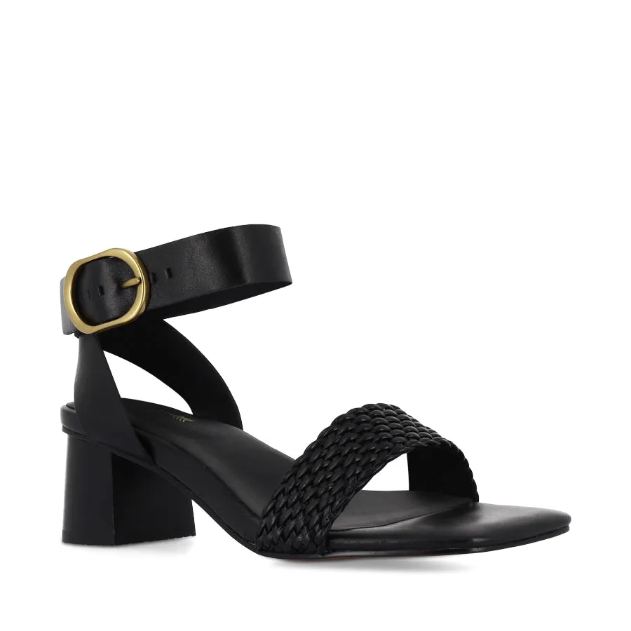 walking - style Maximum Grip EADIE - BLACK LEATHER
