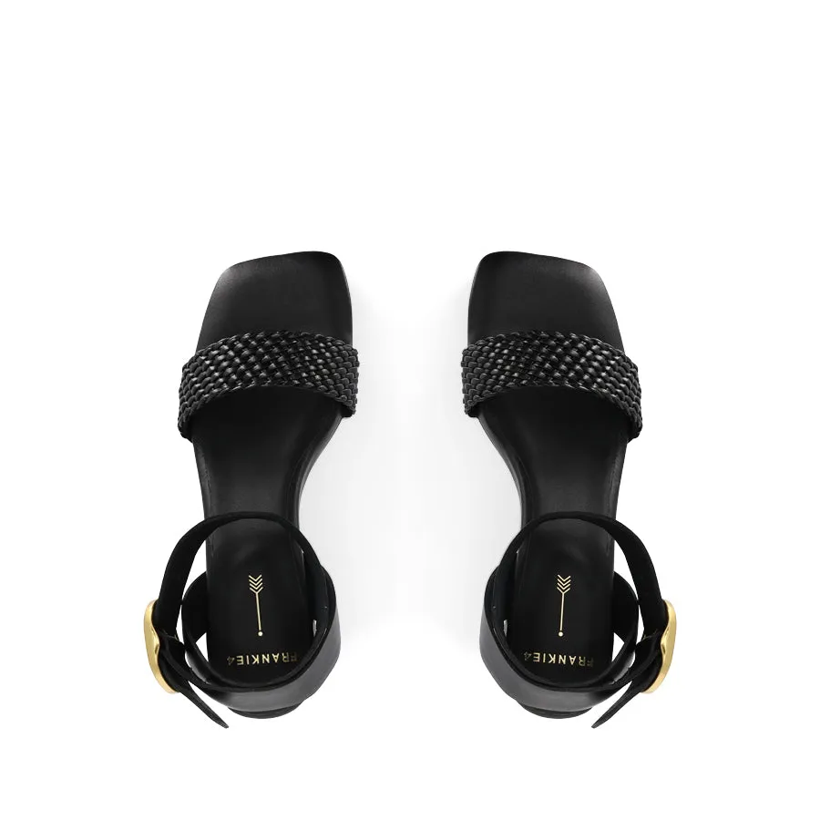 EADIE - BLACK LEATHER Foot Comfort Classic