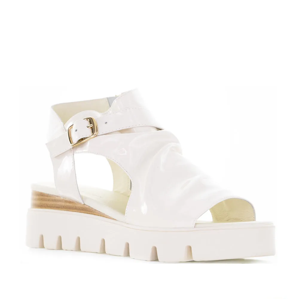Night Out Heels Bohemian Style Heels DJANGO & JULIETTE RUFUSS IVORY PAT