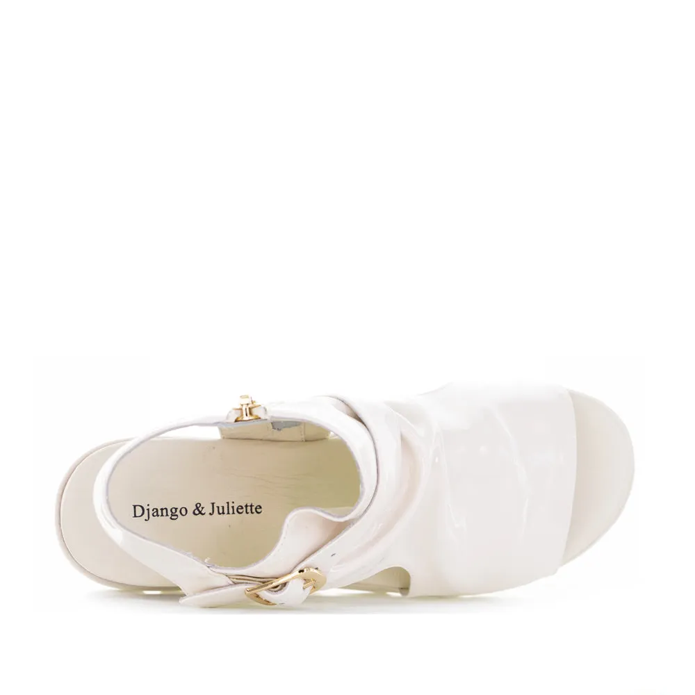 Chic Wedding Sandals DJANGO & JULIETTE RUFUSS IVORY PAT