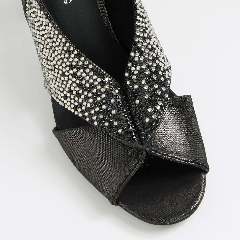 DJANGO & JULIETTE KONDUCT BLACK  SHIMMER Firm Step Beach Chic