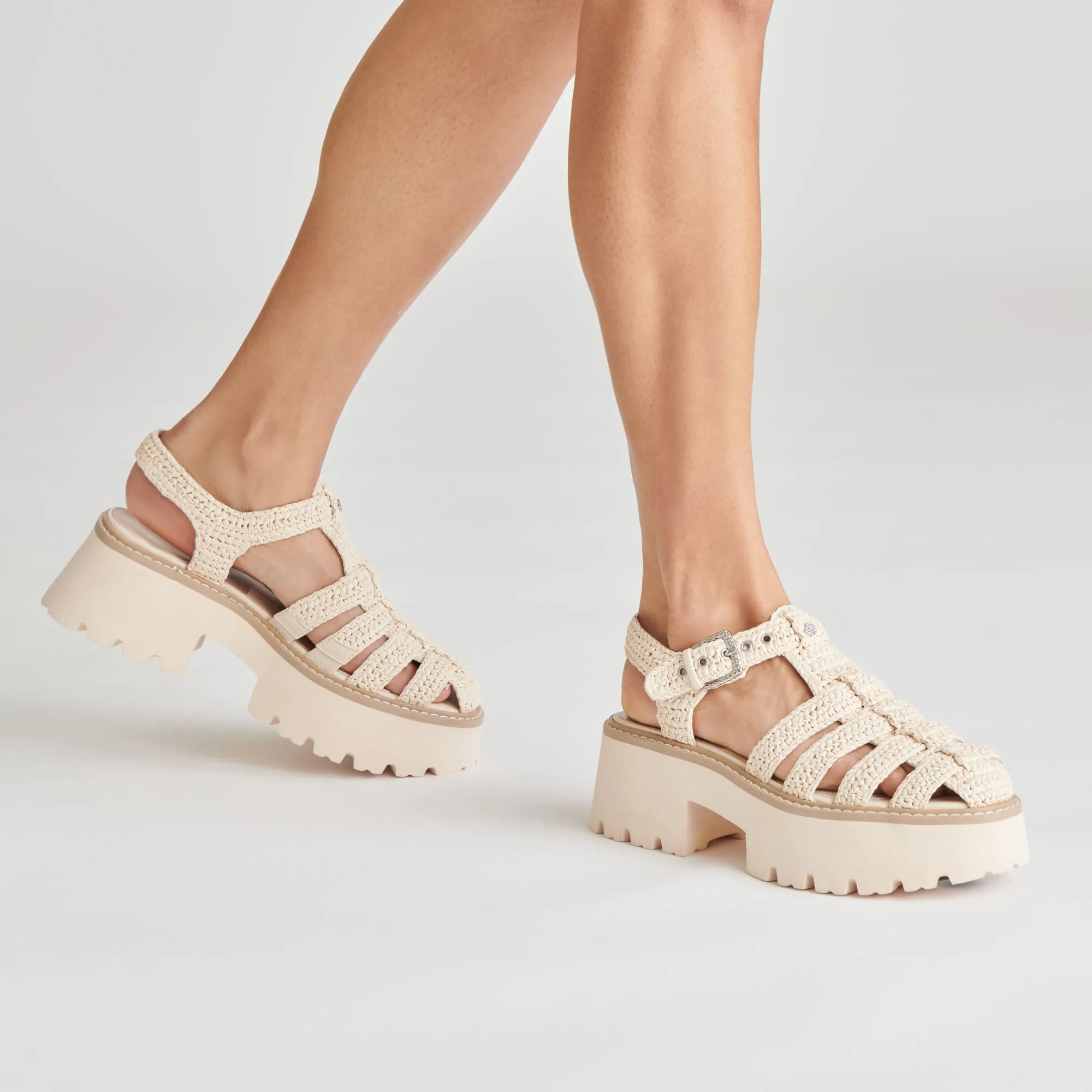 Bare Support LASLY SANDALS OATMEAL KNIT