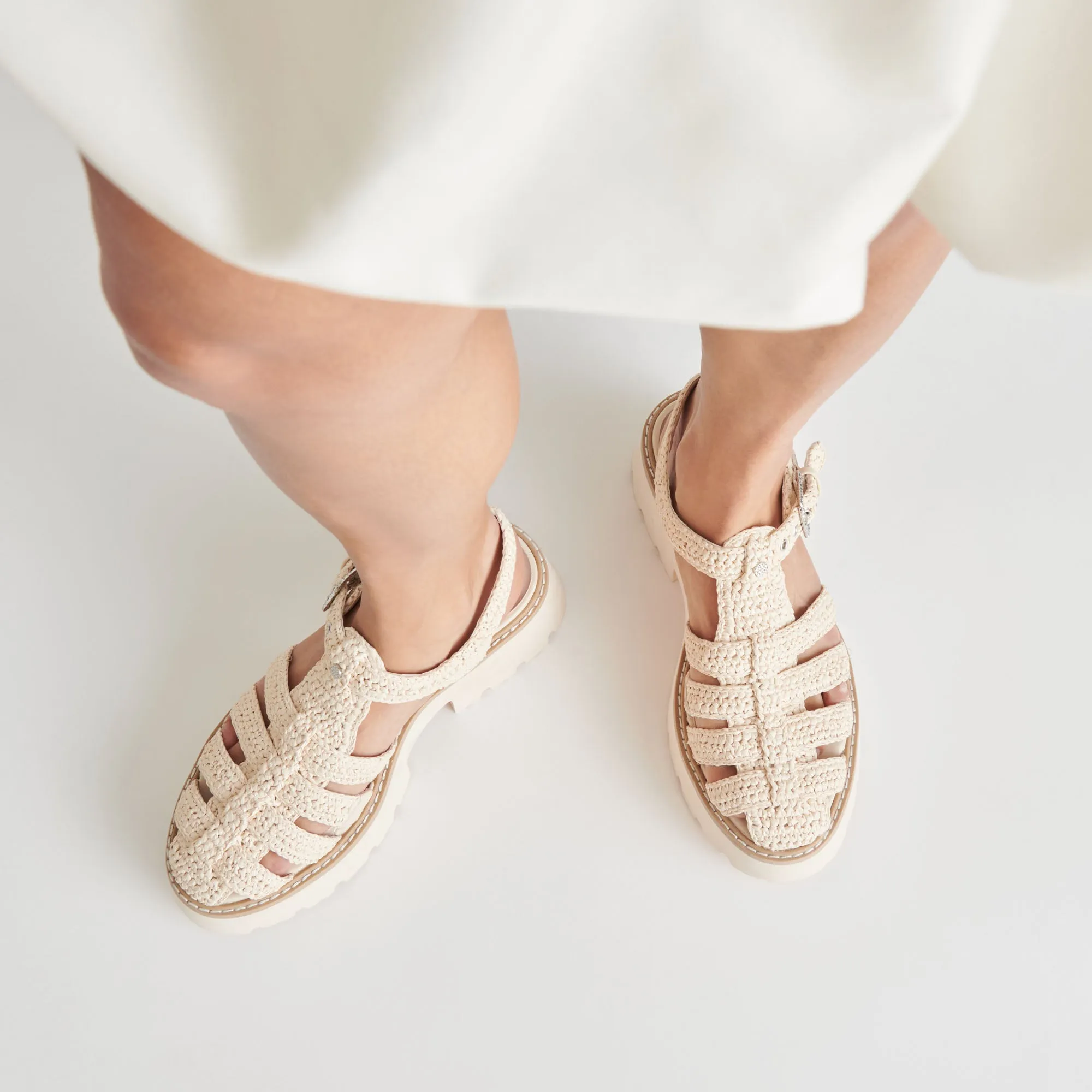 Everyday Pick Easy Look LASLY SANDALS OATMEAL KNIT