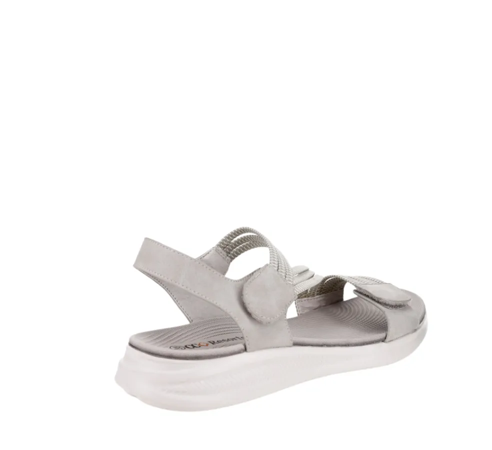 Adjustable Straps Modern Steps CC RESORTS FLORRIE LT GREY
